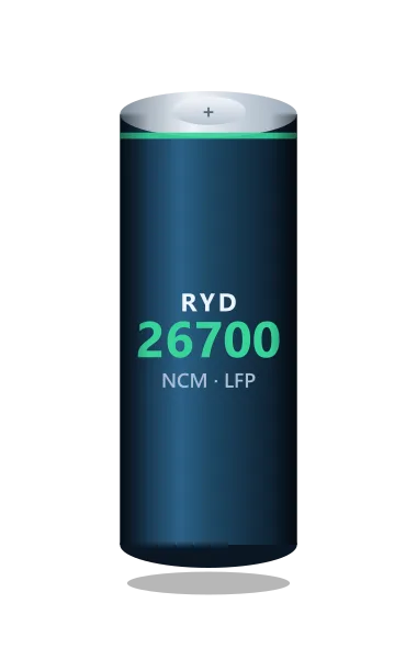 26700 Lithiumzelle — Ø26 × 70 mm